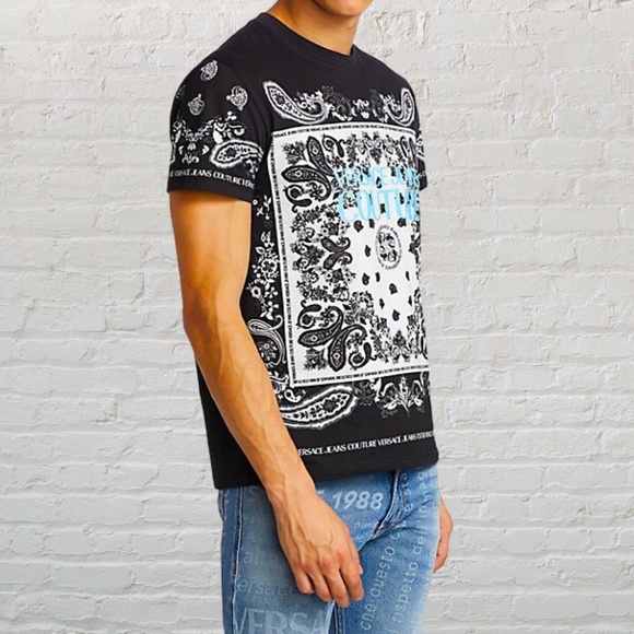 ❌❌ SOLD Versace Jeans Couture Bandana Baroque - Picture 5 of 10